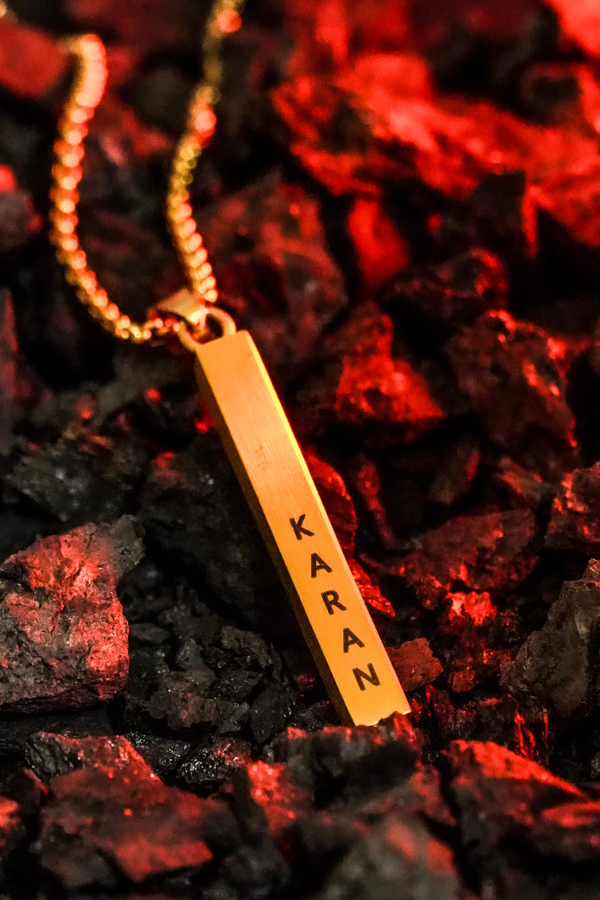 Personalized Cuboid Locket For Boys