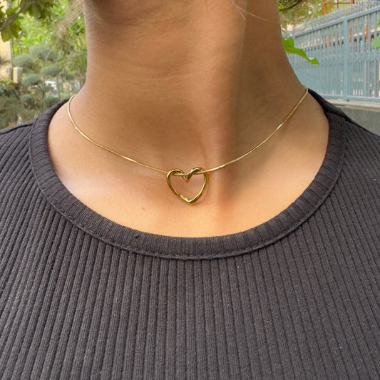 Minimal Heart Pendant